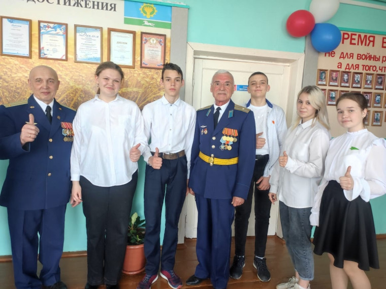 Ветераны боевых действий в гостях.